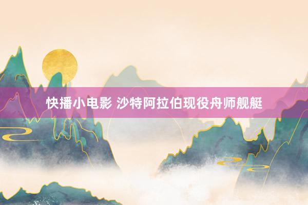 快播小电影 沙特阿拉伯现役舟师舰艇