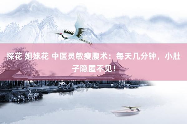探花 姐妹花 中医灵敏瘦腹术：每天几分钟，小肚子隐匿不见！